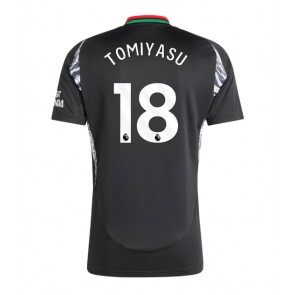 Billiga Arsenal Takehiro Tomiyasu #18 Bortatröja 2024-25 Kortärmad